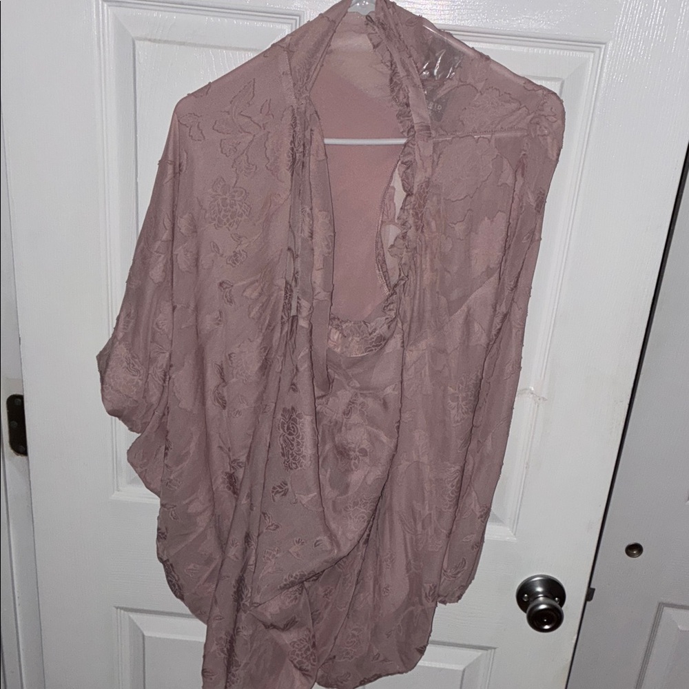 Torrid Mauve Lace Top